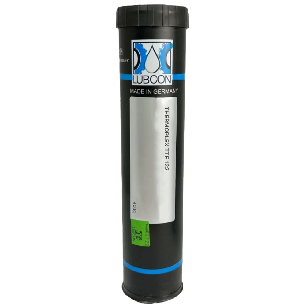 pics/LUBCON/EIS copyright/Cartridge/THERMOPLEX TTF 122/lubcon-thermoplex-ttf-122-low-temp-grease-nlgi-2-400g-cartridge-01.jpg